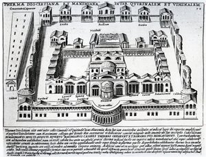 Thermae Diocletianae von Italian School
