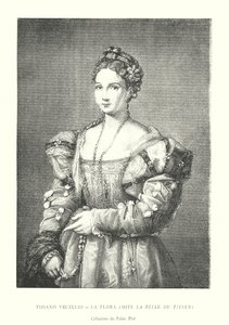Tiziano Vecellio, La Flora, genannt Die Schöne des Tizian, Sammlung des Palazzo Pitti von Italian School