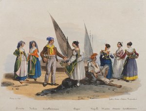 Traditionelle Kleidung von Neapel