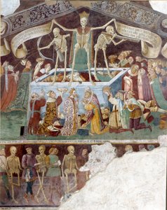 Triumph des Todes und Totentänze (Detail, nach der Restaurierung)