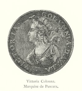 Vittoria Colonna, Markgräfin von Pescara (Gravur)