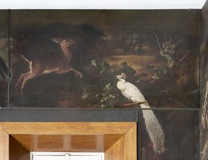 Weißer Pfau und Reh, Mythos von Orpheus