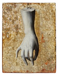 Stillleben einer fein skulptierten weiblichen Hand von Italian School