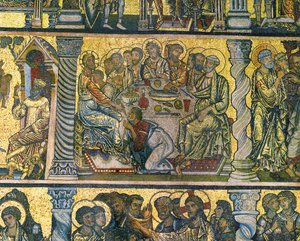 Das letzte Abendmahl und die Fußwaschung