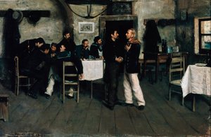 Treffen von Giuseppe Garibaldi und Giovanni Battista Cuneo in Taganrog, Hafen am Schwarzen Meer, 1833
