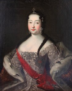 Porträt der Zesarewna Anna Petrowna, 1740er Jahre von Ivan Adolsky