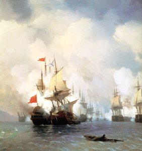 Schlacht von Chios am 24. Juni 1770