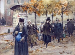 Petrograd ohne Wasser von Ivan Alexeyevich Vladimirov
