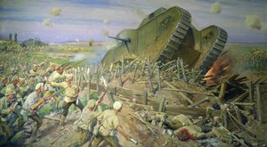 Die Eroberung eines Panzers bei Kachowka