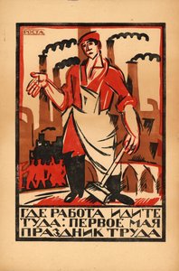 1. Mai - Tag der Arbeit, 1920 von Ivan Andreevich Malyutin
