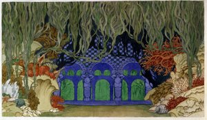 Dekor für die Oper "Sadko" von Nikolai Rimski-Korsakow von Ivan Yakovlevich Bilibin