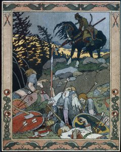 Illustration für das Märchen Maria Morevna von Ivan Yakovlevich Bilibin