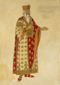 Kostümentwurf für die Oper "Rouslan und Ludmila" von Mikhail Igor Glinka
