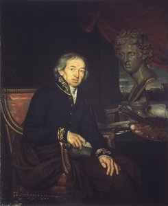 Porträt des Künstlers Dimitri Levitsky 1735-1822, 1812 von Ivan Eremeevich Yakovlev