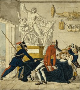 Napoleon Bonaparte verkauft gestohlene Waren, 1813