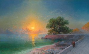 Spaziergang bei Sonnenuntergang, 1869