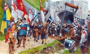 Pendennis Castle, Cornwall. 17. August 1646, ca. 1990-2010 von Ivan Lapper