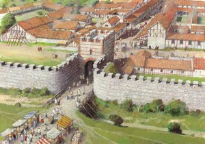 Römische Stadtmauern von Silchester, 3. Jahrhundert