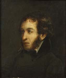 Letztes Lebensporträt des Dichters Alexander Sergejewitsch Puschkin 1799-1837, 1837