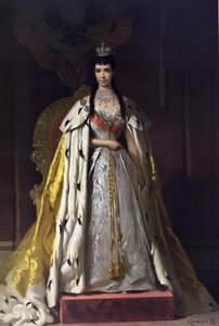 Krönungsalbum von Zar Alexander III. von Russland und Kaiserin Maria Feodorovna