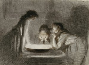 Weihnachtsabend Wahrsagerei, 1870er Jahre