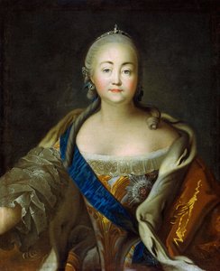 Porträt der Kaiserin Elisabeth 1709-1762, 1750er-1760er Jahre von Ivan Petrovich Argunov
