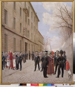 Die russische kaiserliche Garde in Paris 1814 von Ivan Semyonovich Rosen