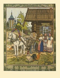 Illustration für das Märchen Die Feder des Finist der Falke, 1901-1902