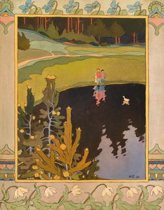 Illustration zum Märchen Die weiße Ente, 1901