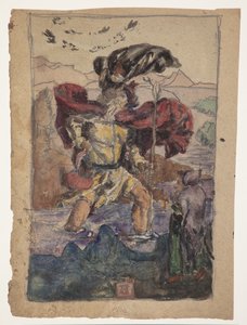 Studie nach Dürer: Der Heilige Christophorus II von J.A. Jerichau