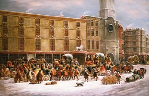 Das White Lion Hotel und die Taverne, Bristol, 1873