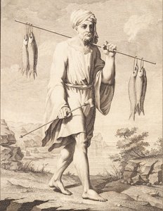 Ein arabischer Fischer von J.F. Clemens