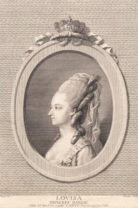 Prinzessin Louise, verheiratet mit Carl von Hessen von J.F. Clemens