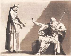 Richelieu vor Rhadamanthos von J.F. Clemens