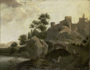 Italienische Landschaft von J.G. Schieblius