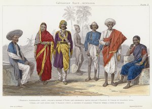Kaukasische Rasse, Hindus