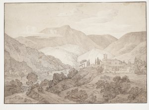 Kapuzinerkloster in Spoleto von J.L. Lund