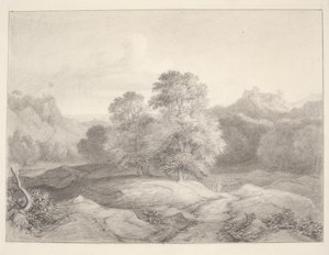 Landschaft aus der Umgebung von Rom von J.L. Lund