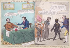 Der Fall von Lady Erskine!!!-!!!, 1826 von JL Marks