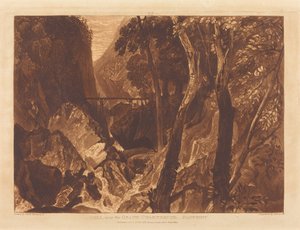 Mühle nahe der Grande Chartreuse, veröffentlicht 1816