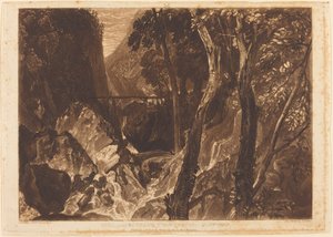 Mühle bei der Grande Chartreuse, veröffentlicht 1816
