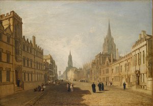 Ansicht der High Street, Oxford, 1809-1810 von Joseph Mallord William Turner