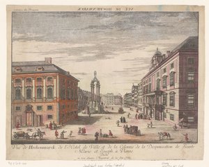 Ansicht des Hohen Marktes in Wien