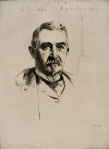 Porträt von Oberst H.C. Weir (Agricola) von J. Alden Weir