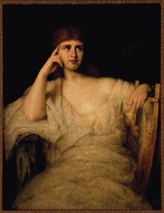 Die Muse der Musik von J. Alden Weir