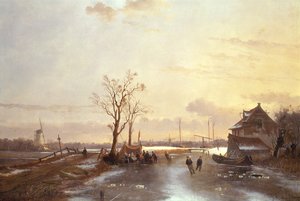 Winterszene, 1853