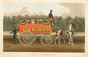 Der Omnibus, graviert von Robert Havell, 1833 von J. Arnull