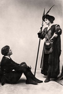 Lilian Braithwaite 1873-1948 und Henry Ainley 1875-1945, 1907
