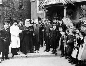 Schwur auf die Hörner in Highgate, 28. März 1906