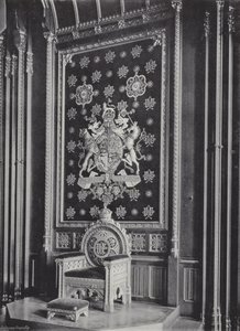Der königliche Sitz im Ankleidezimmer des Königs von J. Benjamin Stone